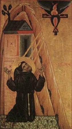 MASTER of San Francesco Bardi St Francis Receiving the Stigmata